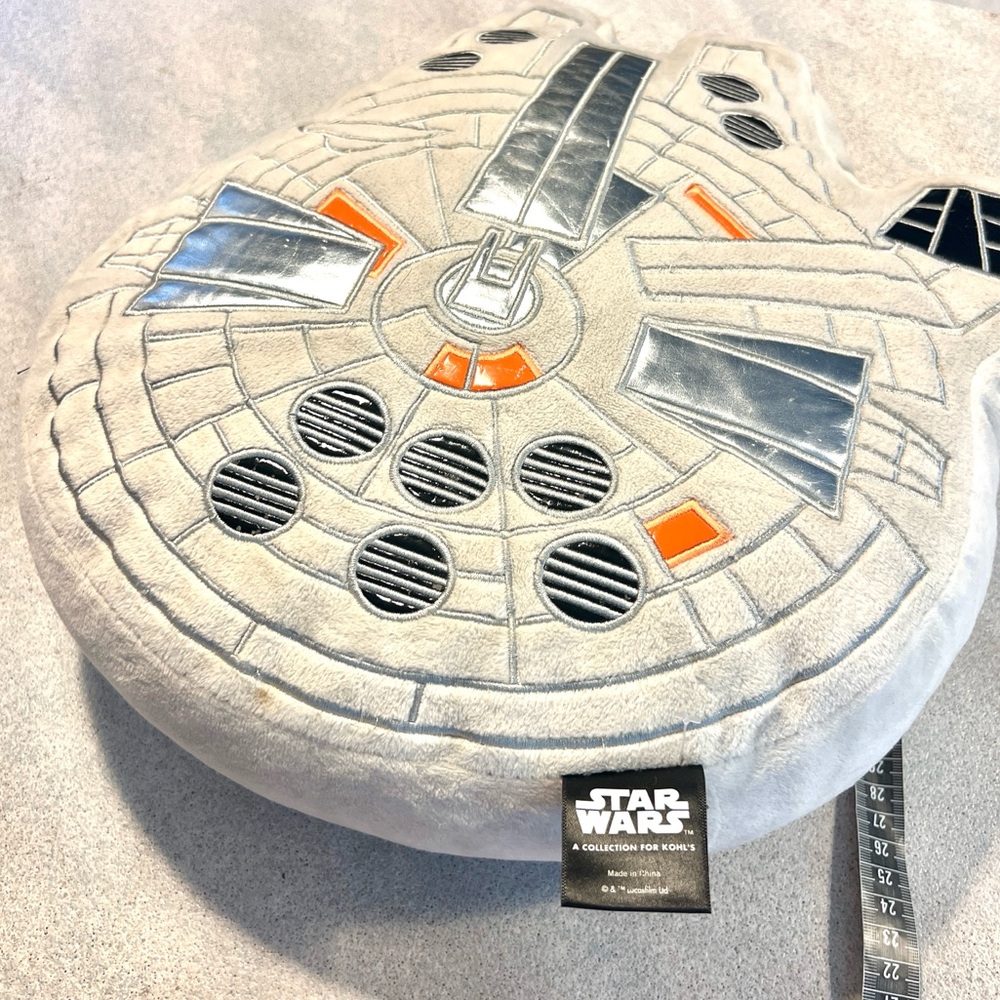 Star Wars,Millennium Falcon Decorative Pillow by Kohl's,Excellent Condition,Soft - Picture 6 of 7